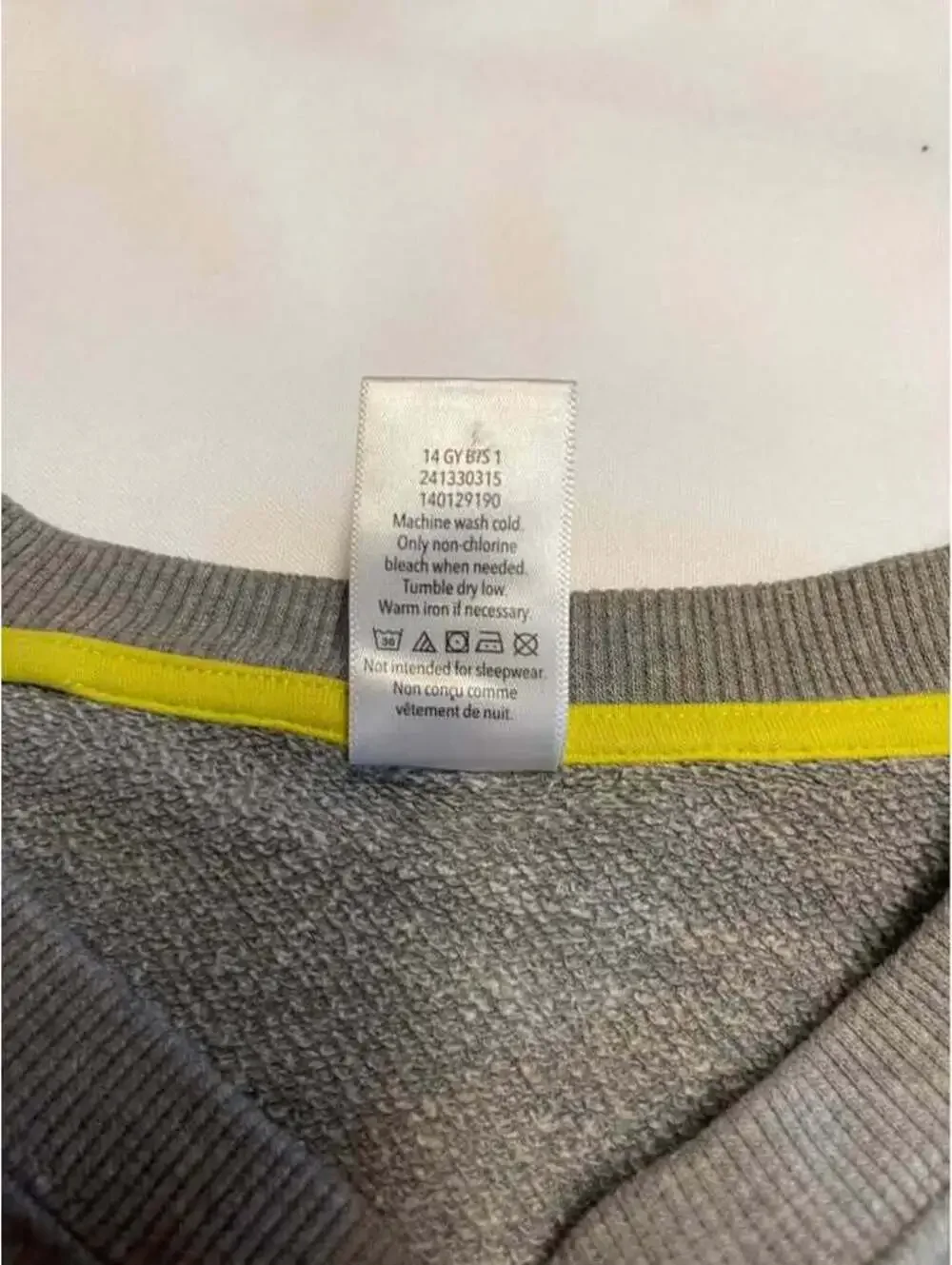 Gymboree Girls L 10-12 Gray Pink Eyeglasses Print Sweatshirt